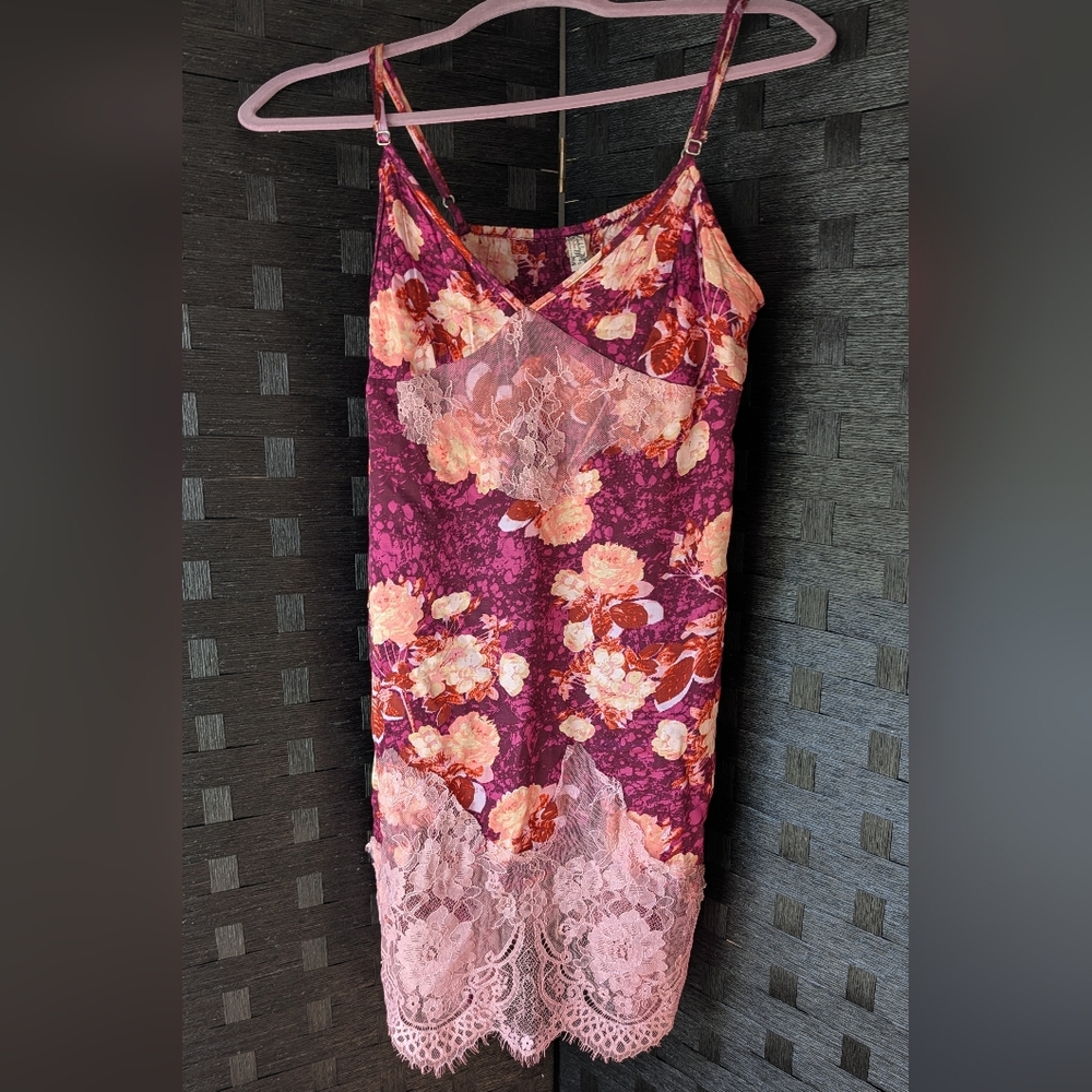 Free People Floral Slip Dress